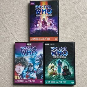 The Masque of Mandragora, The Hand of Fear, The Deadly Assassin Doctor Who DVD
